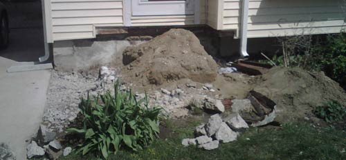 The Porch Removed