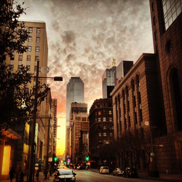 Sunset in the City - 10 Feb 2013